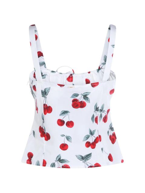TWINSET cherry-print top - White - zdjęcie produktu nr 2