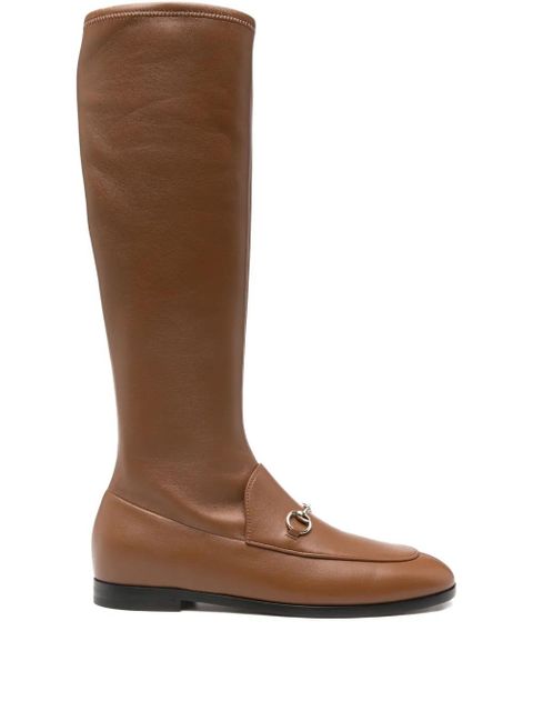 Gucci Jordaan knee-high boots - Brown - zdjęcie produktu nr 1