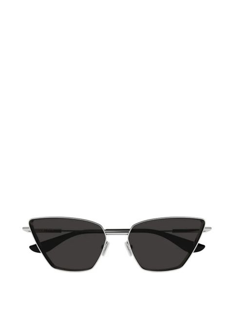 Alexander McQueen cat-eye frame sunglasses - Silver - zdjęcie produktu nr 1