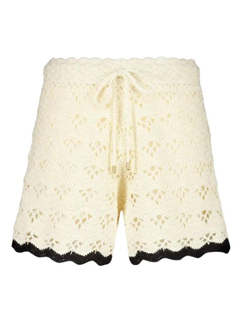 ZIMMERMANN crochet shorts - Neutrals - zdjęcie produktu nr 1