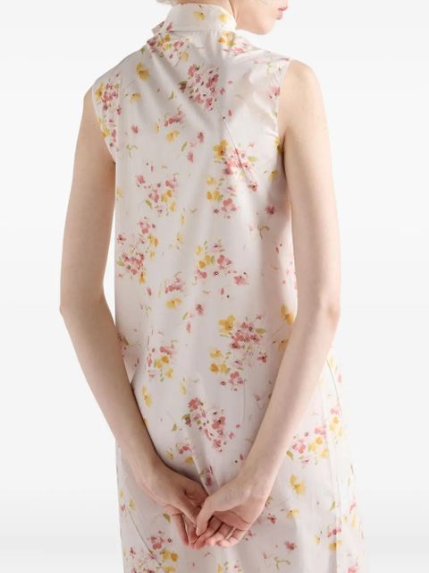 Prada floral-print dress - Pink