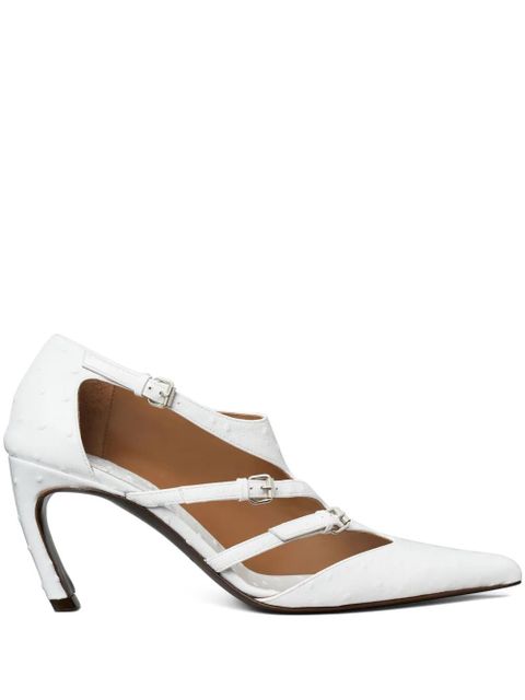 Tory Burch 75mm multi-buckle pumps - White - zdjęcie produktu nr 1