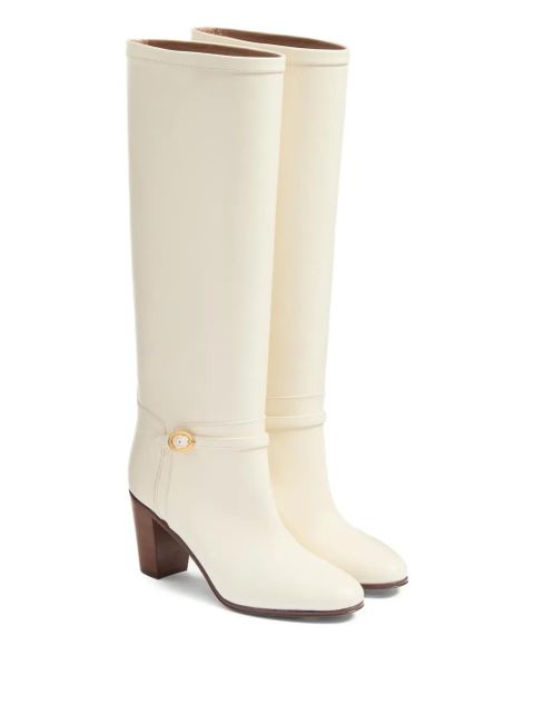 Valentino Garavani 75mm Pattie leather boots - Neutrals