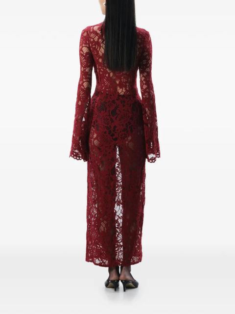 MANURÍ Sally maxi dress - Red