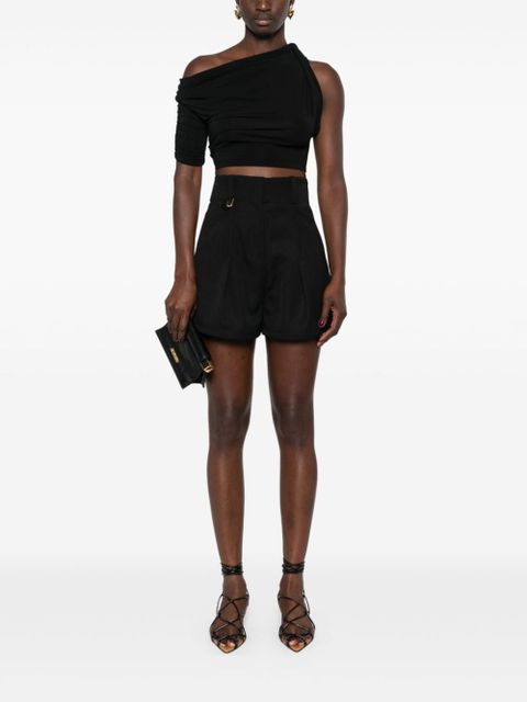 Jacquemus Le Short Bari high-waist shorts - Black