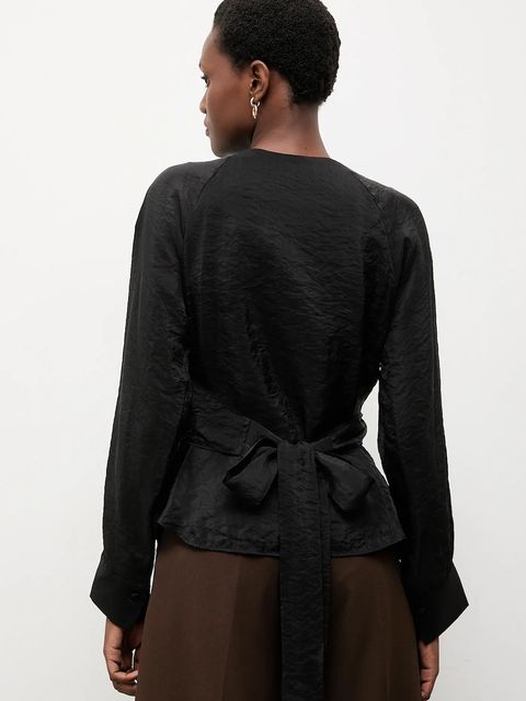 Answear.LAB koszula damska kolor czarny relaxed