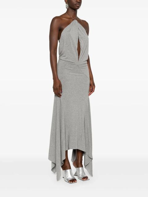 The Attico keyhole cut-out maxi dress - Grey - zdjęcie produktu nr 2