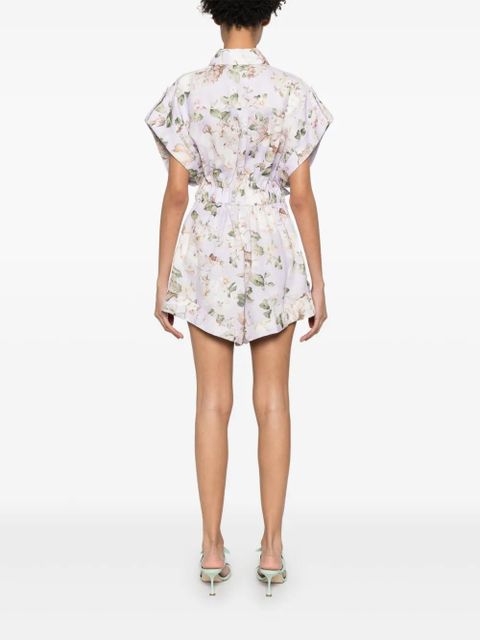 ZIMMERMANN Acacia playsuit - Purple