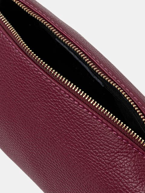 Answear.LAB torebka skórzana kolor bordowy