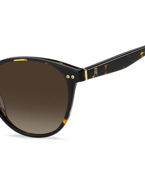 Tommy Hilfiger okulary przeciwsłoneczne damskie kolor czarny TH 2289/S