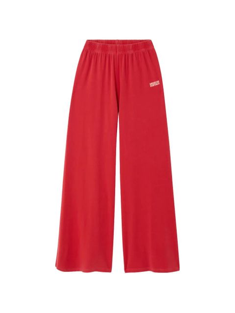 American Vintage Pymaz elasticated cotton track pants - Red - zdjęcie produktu nr 1
