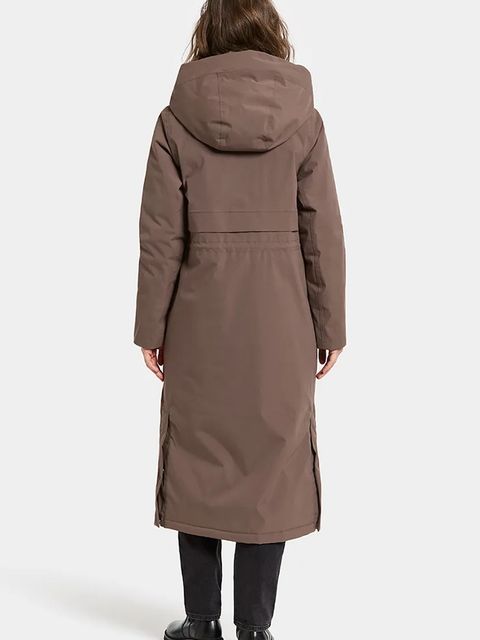 Didriksons kurtka przeciwdeszczowa MELODY kolor brązowy przejściowa 505851