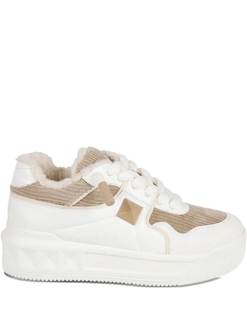 Valentino Garavani Rockstud leather sneakers - White - zdjęcie produktu nr 1