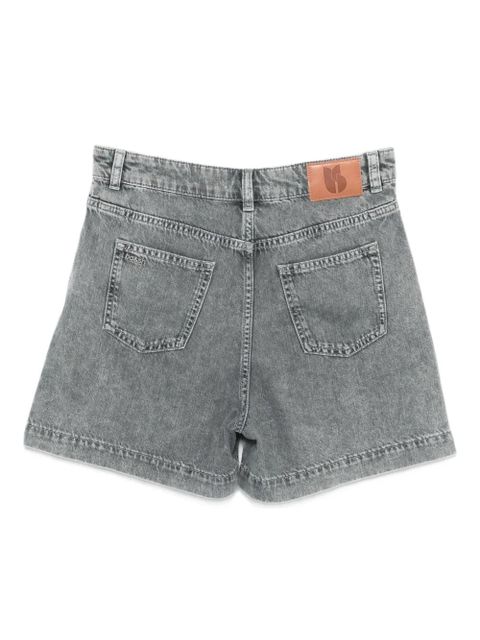 Ba&Sh Gilou pleated denim shorts - Grey - zdjęcie produktu nr 2