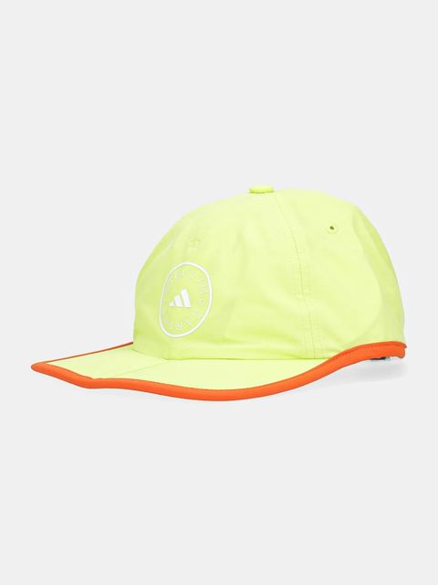 adidas by Stella McCartney czapka z daszkiem kolor zielony JZ8023 - zdjęcie produktu nr 1