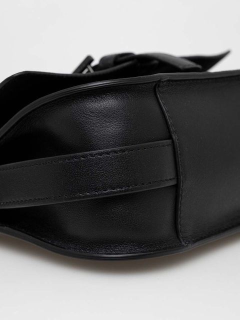 Furla torebka skórzana Flow Mini kolor czarny