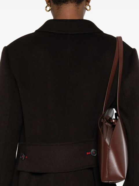 Victoria Beckham double-breasted button-up coat - Brown