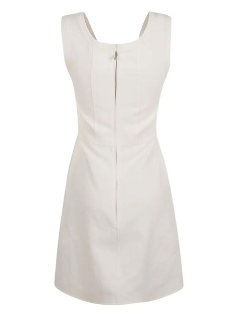 Jil Sander panelled sleeveless mini dress - Neutrals