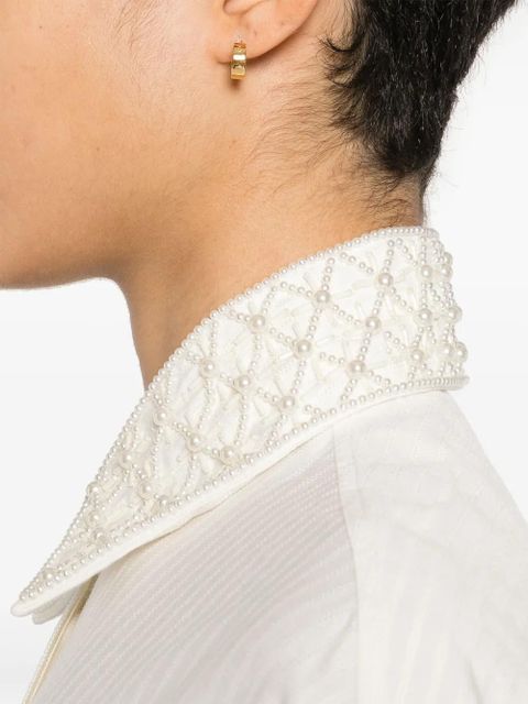 Golden Goose ribbed-effect shirt - Neutrals