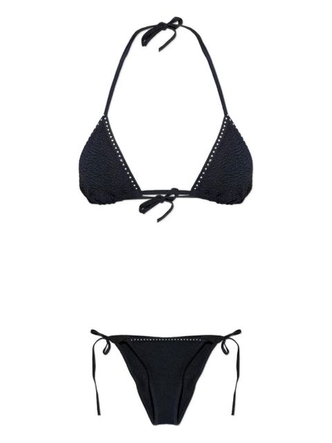 Hunza G Gina Swarovski® crinkle bikini - Black - zdjęcie produktu nr 1