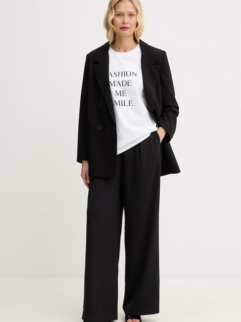 Victoria Beckham t-shirt damski bawełniany - zdjęcie produktu nr 1