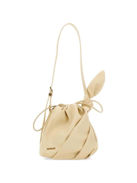ROTATE BIRGER CHRISTENSEN Bon Bon knot leather shoulder bag - Neutrals - zdjęcie produktu nr 1
