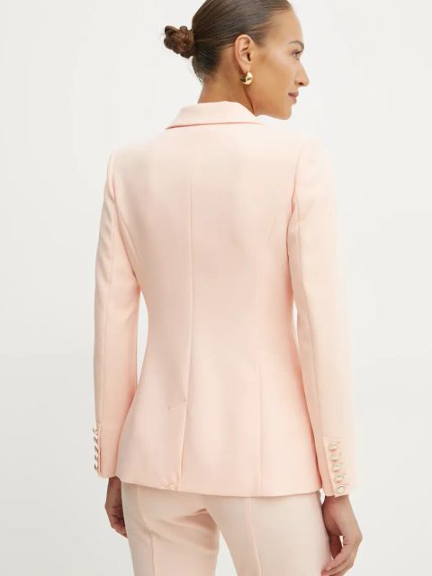 Marciano Guess marynarka BECKY kolor pomarańczowy jednorzędowa gładka 5RGN00 7115A