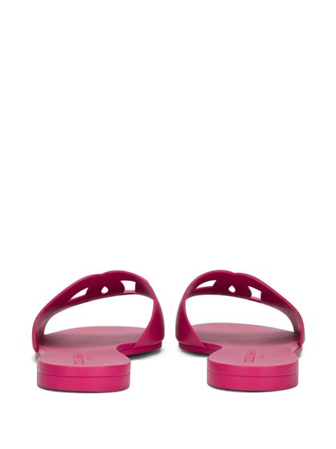 Dolce & Gabbana Bianca DG-logo slides - Pink