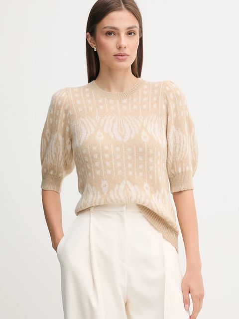 Joop! sweter z domieszką moheru damski kolor beżowy lekki 30047620 - zdjęcie produktu nr 2