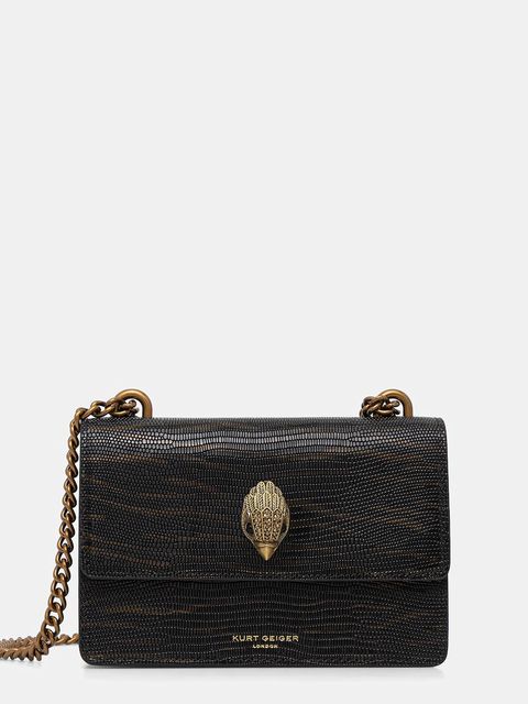 Kurt Geiger London torebka skórzana SHOREDITCH kolor czarny 3536209709 - zdjęcie produktu nr 1