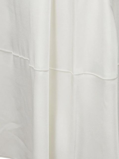 Victoria Beckham panelled asymmetric skirt - White