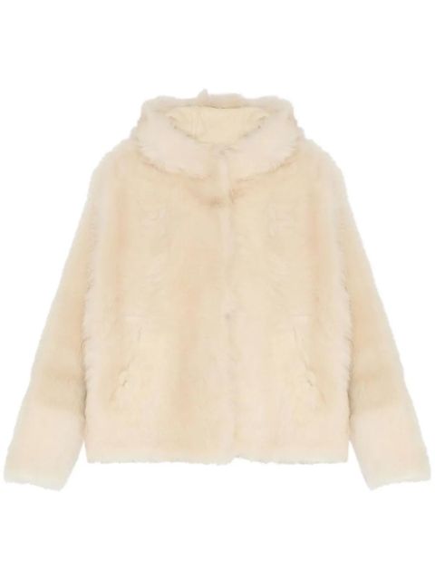 Yves Salomon shearling jacket - White - zdjęcie produktu nr 1