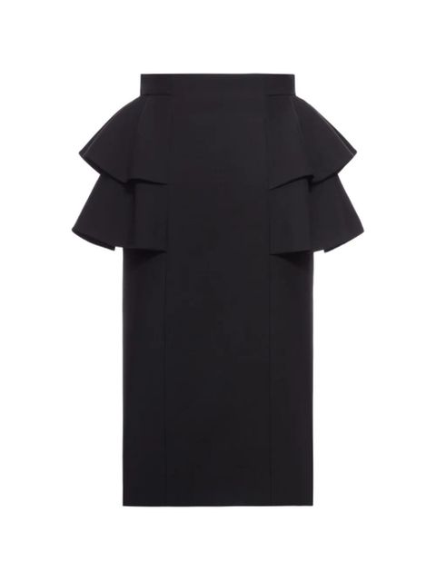 Valentino Garavani crepe couture midi skirt - Black - zdjęcie produktu nr 1