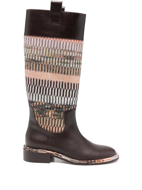 Missoni Clo panelled boots - Brown - zdjęcie produktu nr 1