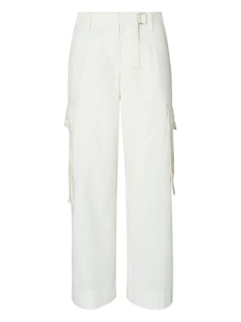 Tory Burch belted cargo pants - White - zdjęcie produktu nr 1