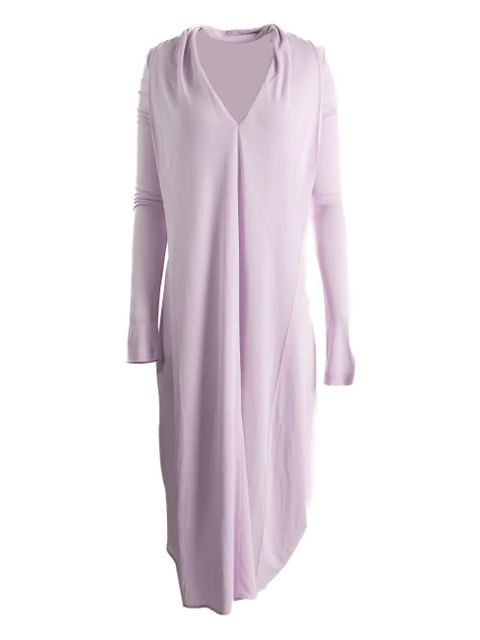 TOTEME v-neck long-sleeve midi dress - Purple - zdjęcie produktu nr 1