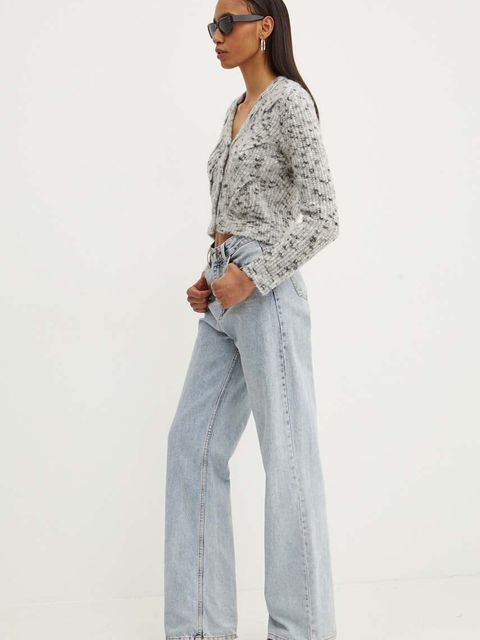 Moschino Jeans kardigan z domieszką wełny - zdjęcie produktu nr 2