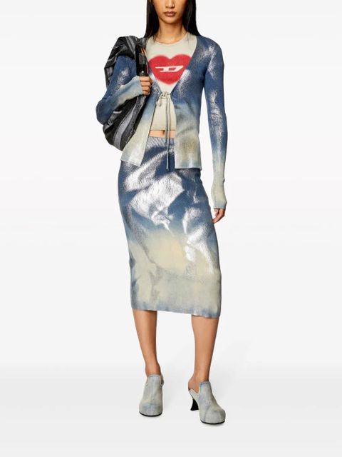 Diesel M-Isolde faded cardigan - Blue - zdjęcie produktu nr 2