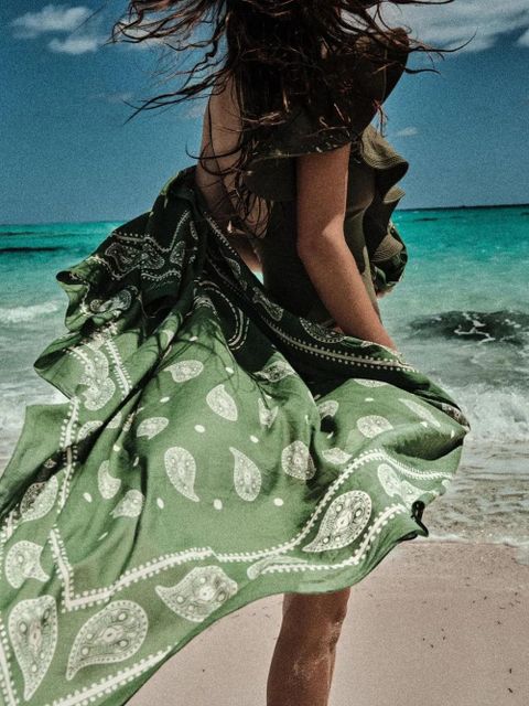 Johanna Ortiz Boleros ruffled swimsuit - Green - zdjęcie produktu nr 2