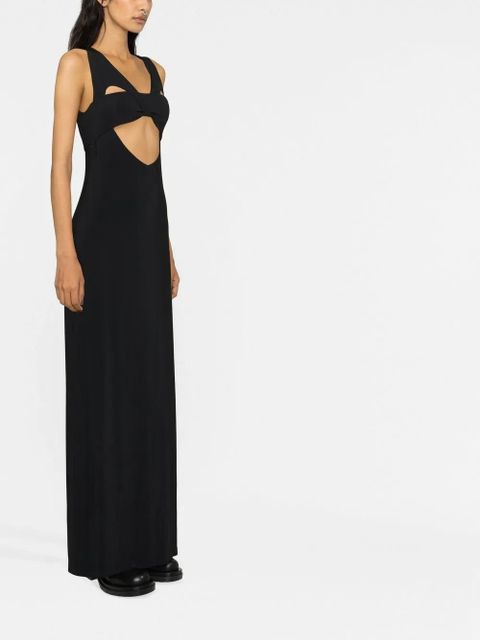 AMBUSH cut-out maxi dress - Black