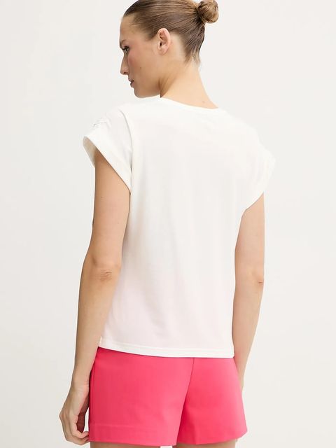 Morgan t-shirt damski kolor beżowy DABANA