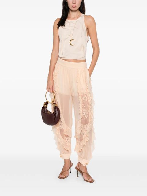 ZIMMERMANN ruffled lace trousers - Neutrals - zdjęcie produktu nr 2