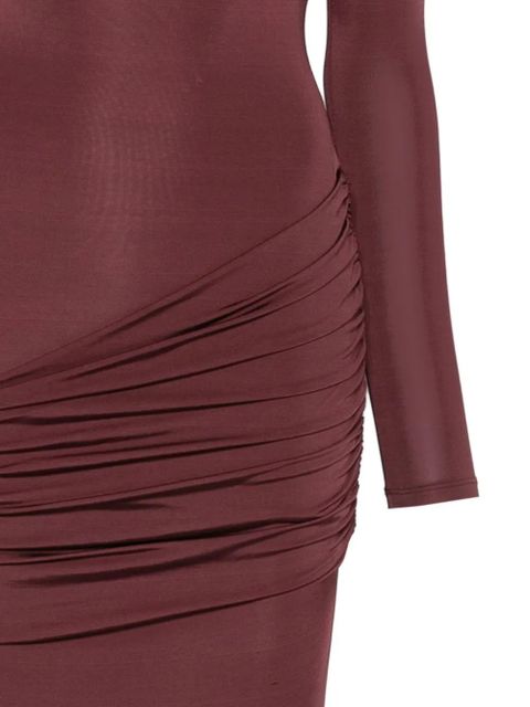 Paris Georgia draped maxi dress - Red