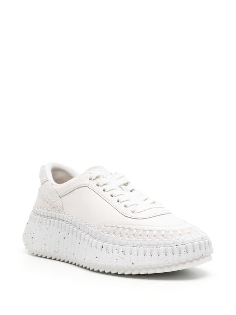 Chloé Nama whipstitch-detailed sneakers - White - zdjęcie produktu nr 2