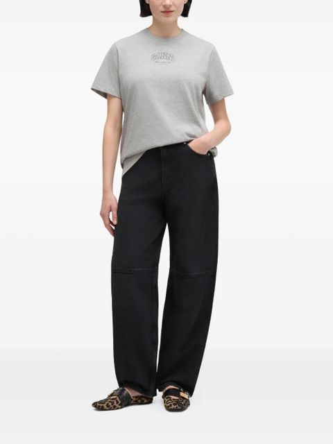 GANNI logo T-shirt - Grey - zdjęcie produktu nr 2