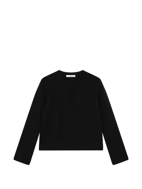 Max Mara round-neck long-sleeved cardigan - Black - zdjęcie produktu nr 1