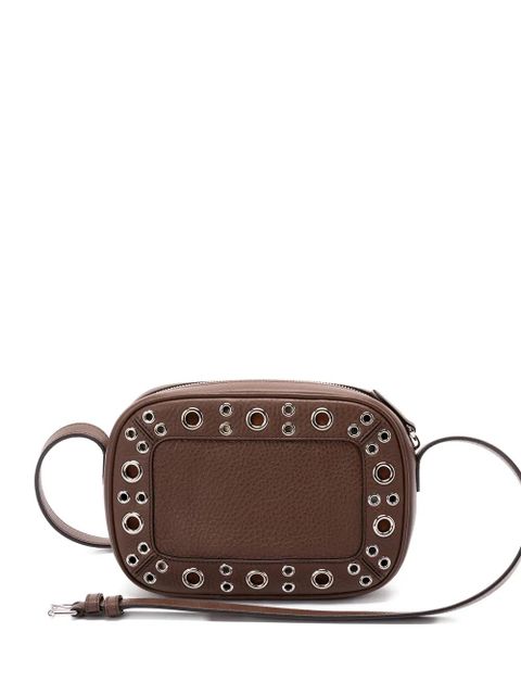 Valentino Garavani Nellcôte eyelet-embellished cross body bag - Brown - zdjęcie produktu nr 2
