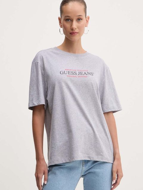 Guess Jeans t-shirt bawełniany - zdjęcie produktu nr 2