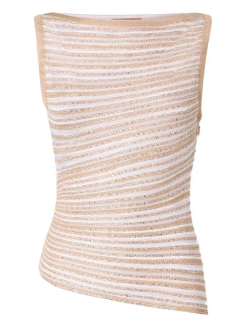 Missoni stripe embellished sleeveless top - White - zdjęcie produktu nr 1
