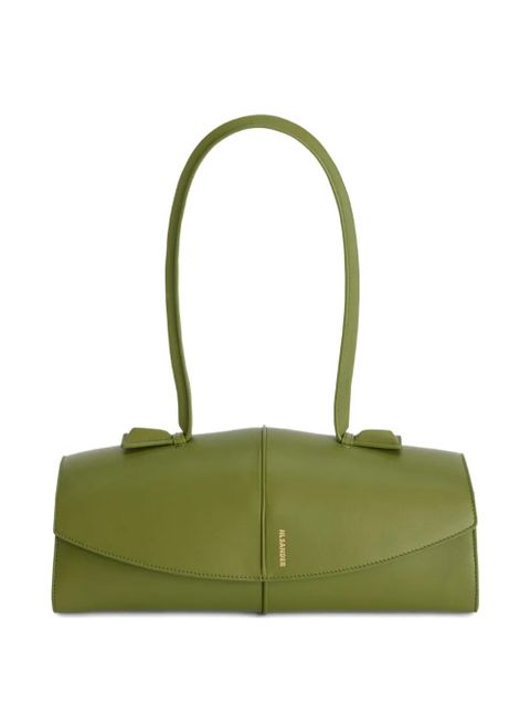 Jil Sander Linea leather shoulder bag - Green - zdjęcie produktu nr 1